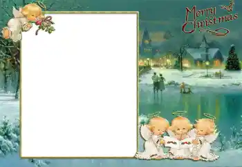 Photo effect mula sa kategorya Mga pagdiriwang ng bata № 146579. Kapsyon sa frame: Maligayang Pasko!
